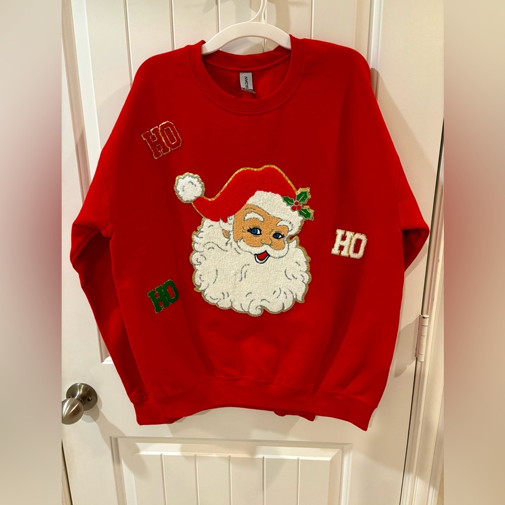 Santa Claus Chenille Christmas Sweater